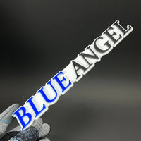 1PC BLUE ANGEL 3D Acrylic Badge - Car Truck Emblem Fender Tailgate Trunk Sticker