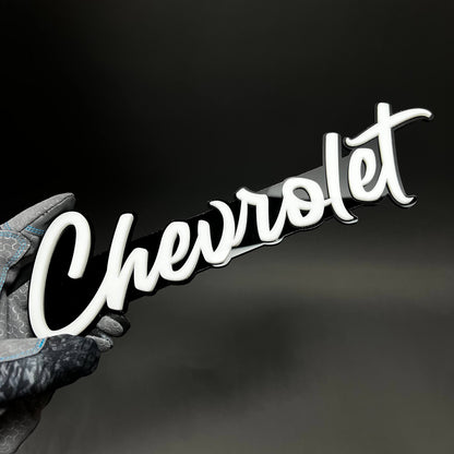 1PC Chevrolet 3D Acrylic Badge - Car Truck Emblem Fender Tailgate Trunk Sticker