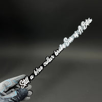 1PC Still a blue collar broke Son of A Bitch 3D Acrylic Car Badge