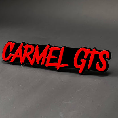 1PC CARMEL GTS 3D Acrylic Badge - Car Truck Emblem Fender Tailgate Trunk Sticker