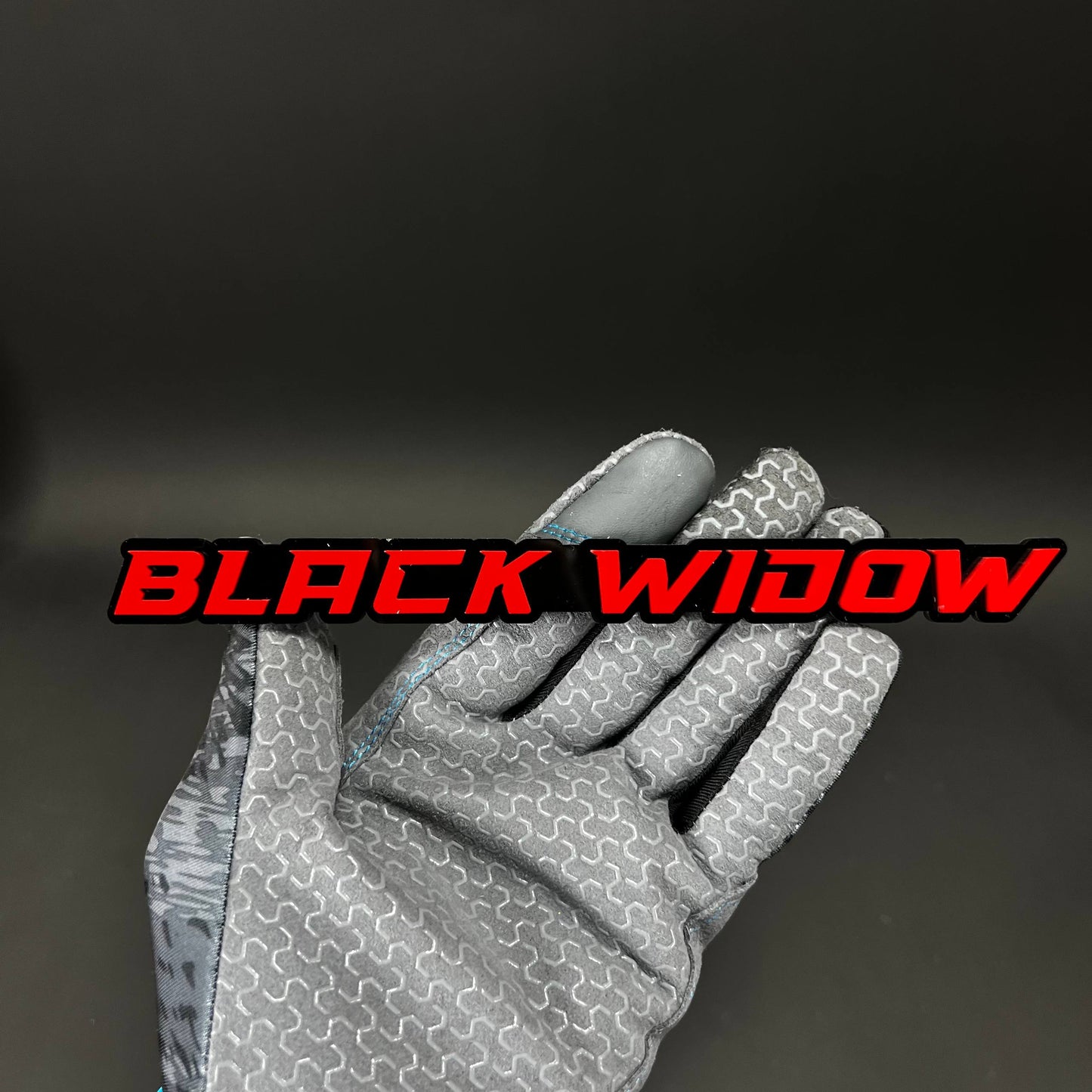 1PC BLACK WIDOW 3D Acrylic Badge - Car Truck Emblem Fender Sticker
