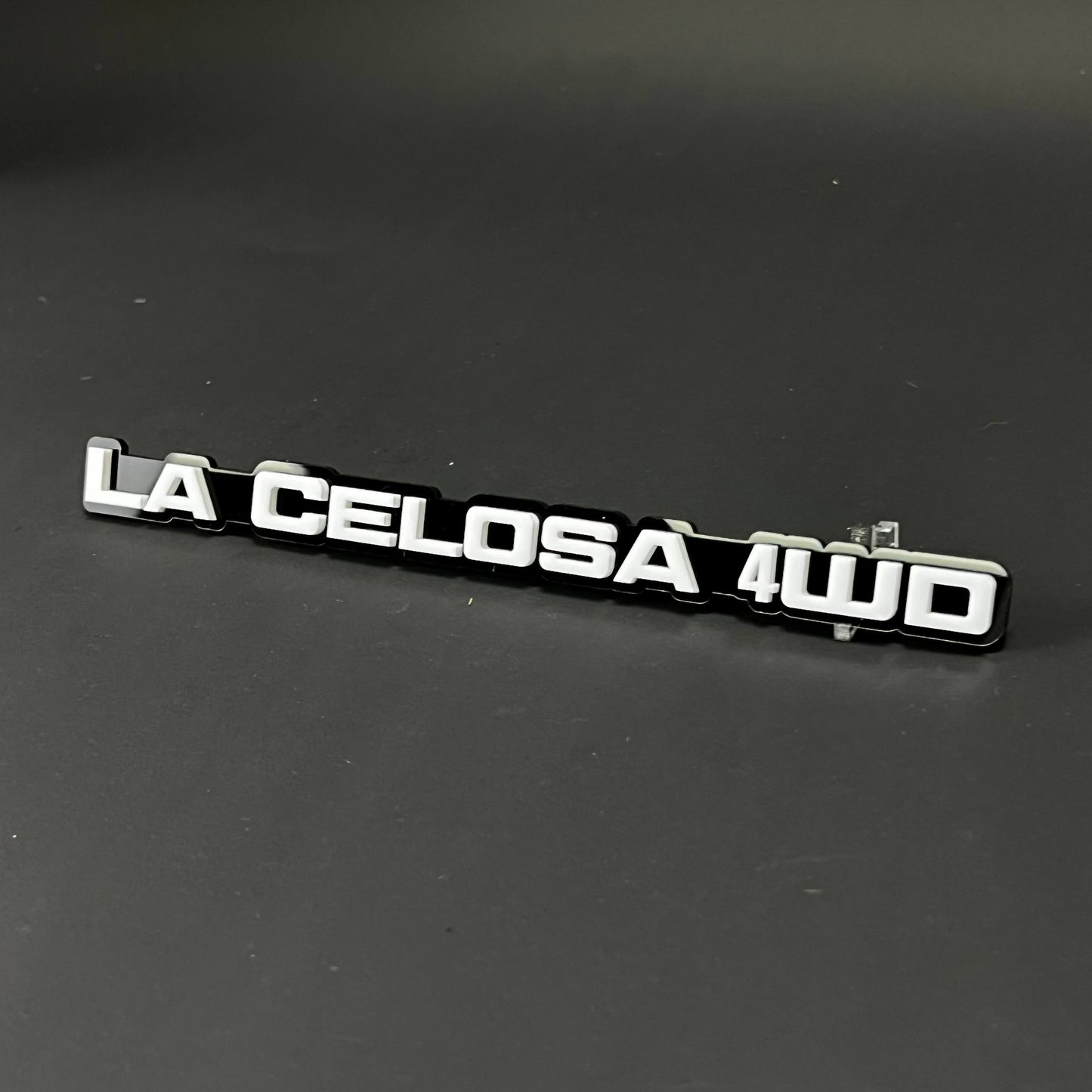 1PC LA CELOSA 4WD 3D Acrylic Badge - Car Truck Emblem Fender Sticker