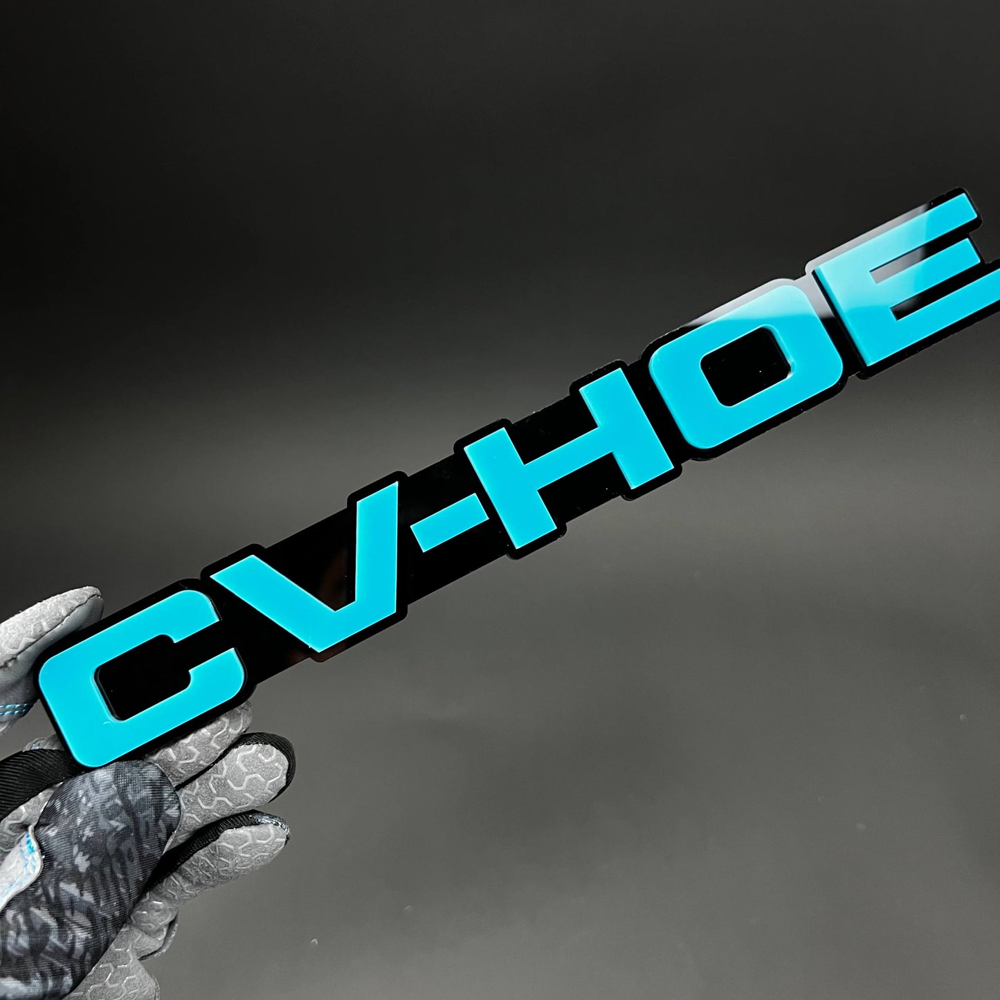 1PC CV-HOE 3D Acrylic Badge - Car Truck Emblem Fender Tailgate Trunk Sticker