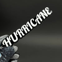 1PC HURRICANE 3D Acrylic Badge - Car Truck Emblem Fender Tailgate Trunk Sticker