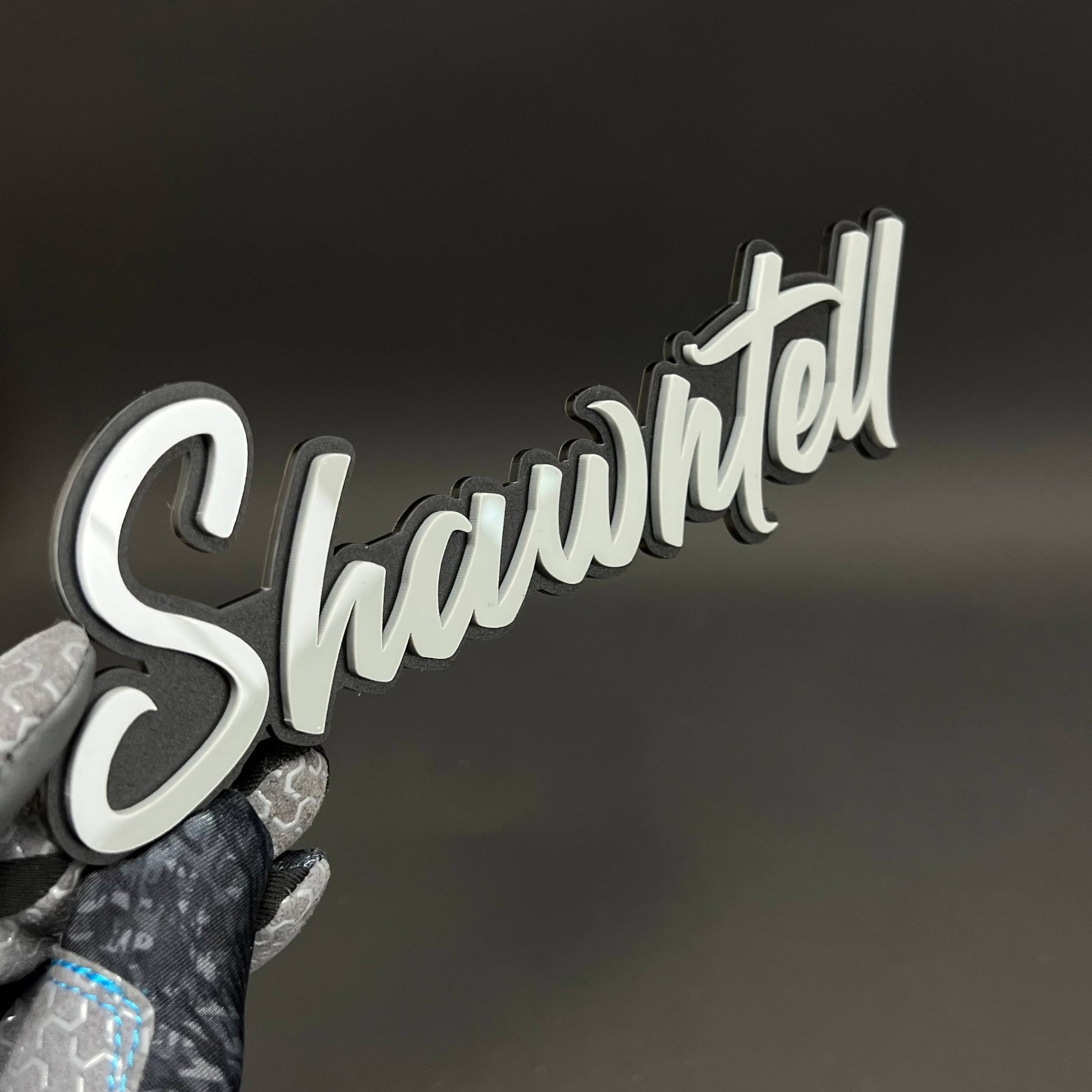 1PC Shawntell 3D Acrylic Badge - Car Truck Emblem Fender Tailgate Trunk Sticker