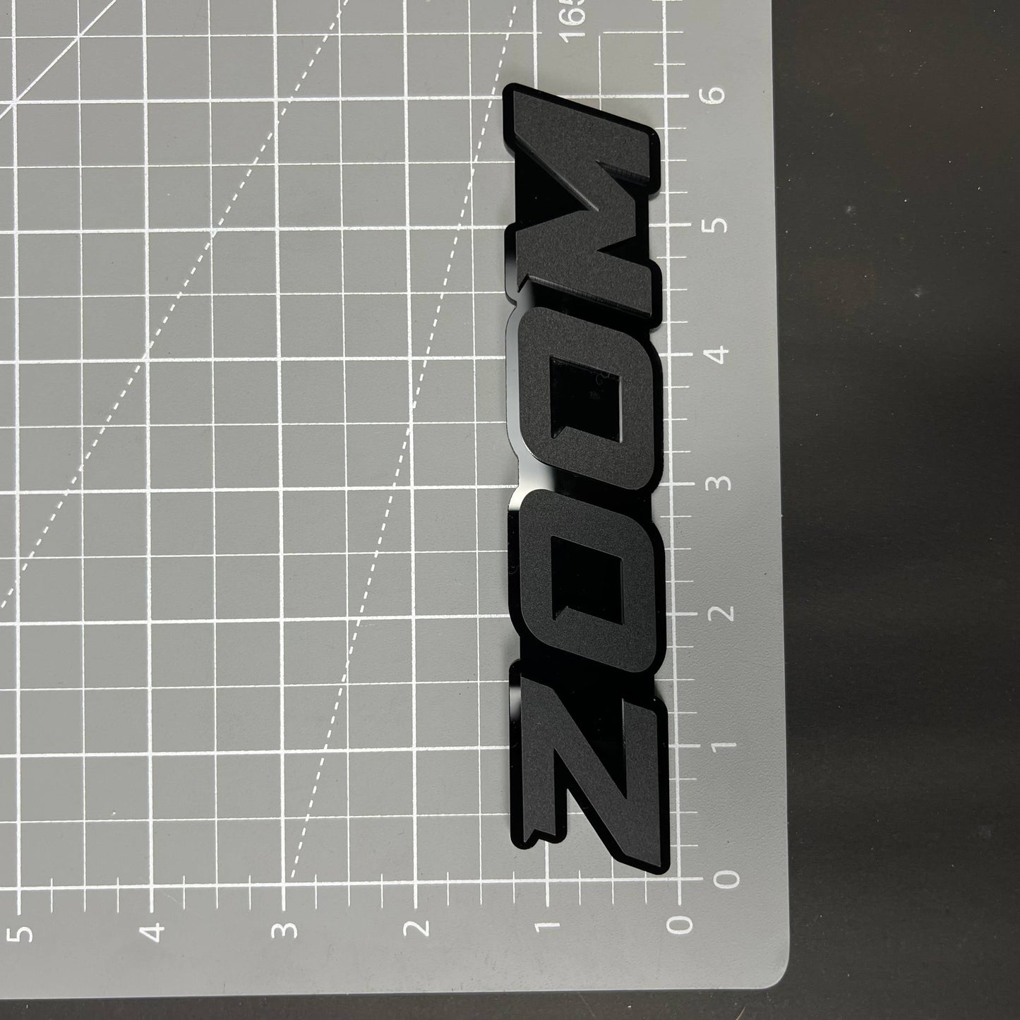 1PC ZOOM 3D Acrylic Badge - Car Truck Emblem Fender Tailgate Trunk Sticker