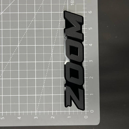 1PC ZOOM 3D Acrylic Badge - Car Truck Emblem Fender Tailgate Trunk Sticker