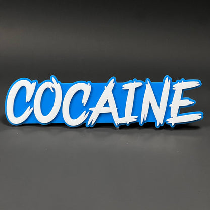 1PC COCAINE 3D Acrylic Badge - Car Truck Emblem Fender Tailgate Trunk Sticker