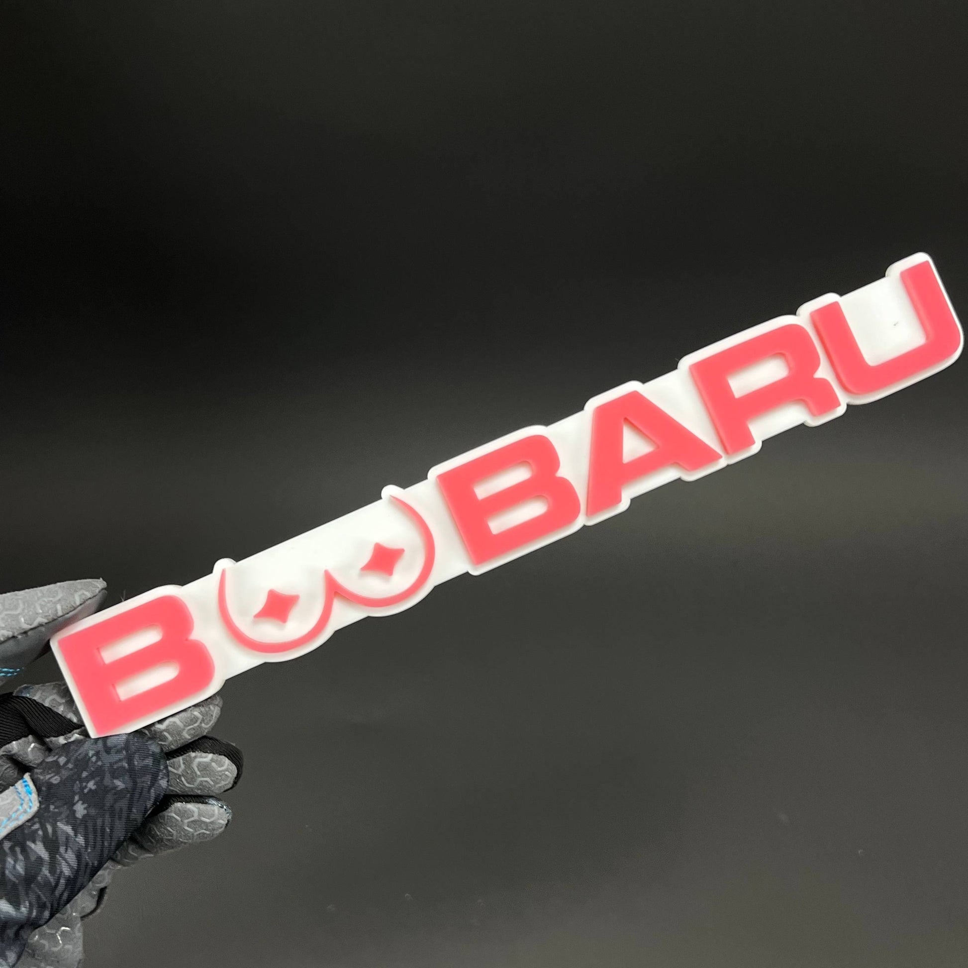 1PC BOOBARU 3D Acrylic Badge - Car Truck Emblem Fender Tailgate Trunk Sticker