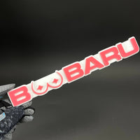 1PC BOOBARU 3D Acrylic Badge - Car Truck Emblem Fender Tailgate Trunk Sticker
