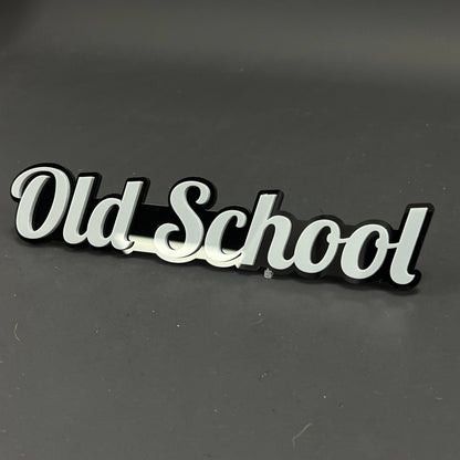 1PC Old School 3D Acrylic Badge - Car Truck Emblem Fender Tailgate Trunk Sticker