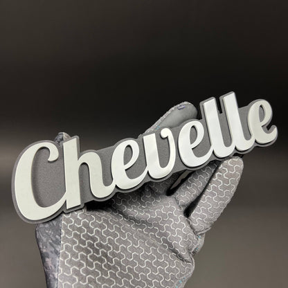 1PC Chevelle 3D Acrylic Badge - Car Truck Emblem Fender Tailgate Trunk Sticker