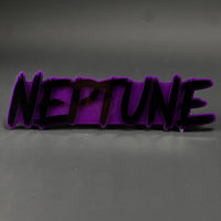1PC NEPTUNE 3D Acrylic Badge - Car Truck Emblem Fender Tailgate Trunk Sticker