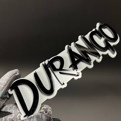1PC DURANGO 3D Acrylic Badge - Car Truck Emblem Fender Tailgate Trunk Sticker