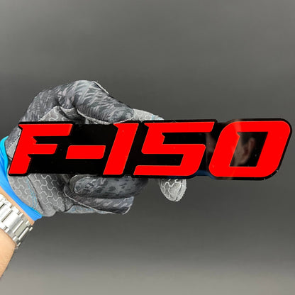 F-150 3D Acrylic Badge - Car Truck Emblem Fender Tailgate Trunk Sticker