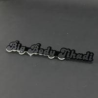 1PC Big Body Jihadi 3D Acrylic Badge - Car Truck Emblem Fender Sticker
