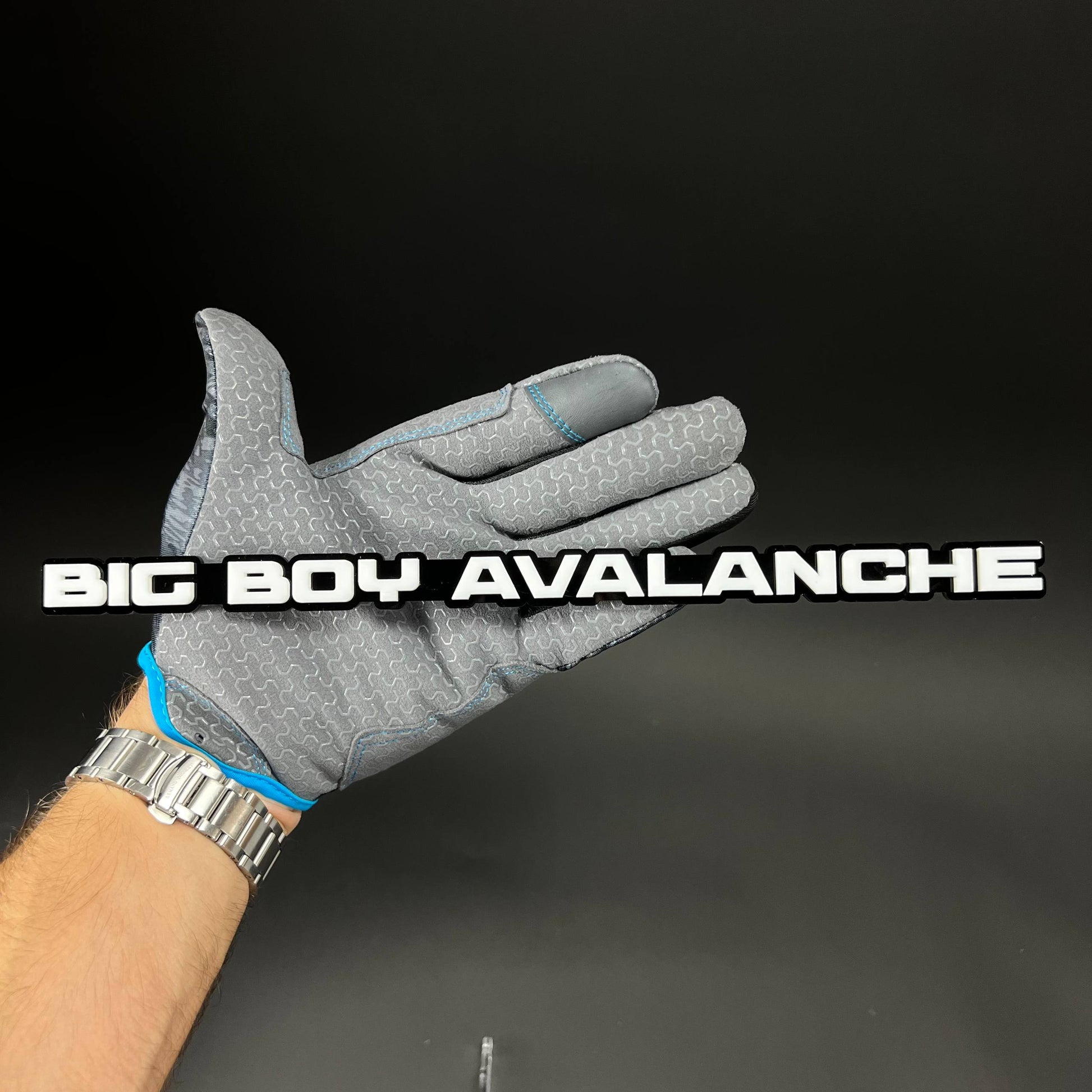 1PC BIG BOY AVALANCHE 3D Acrylic Badge - Car Truck Emblem Fender Sticker