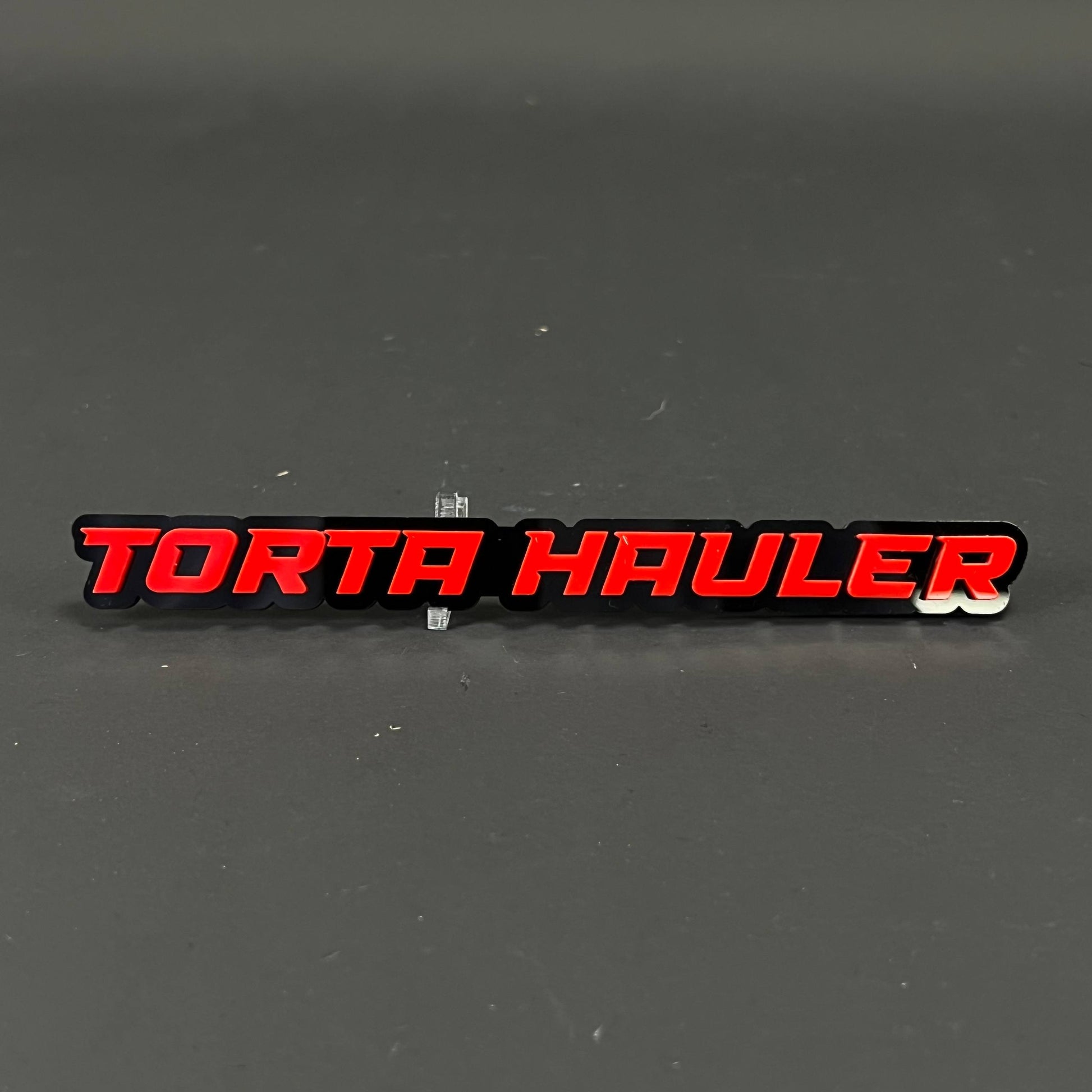 1PC TORTA HAULER 3D Acrylic Badge - Car Truck Emblem Fender Sticker