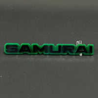 1PC SAMURAI 3D Acrylic Badge - Car Truck Emblem Fender Tailgate Trunk Sticker