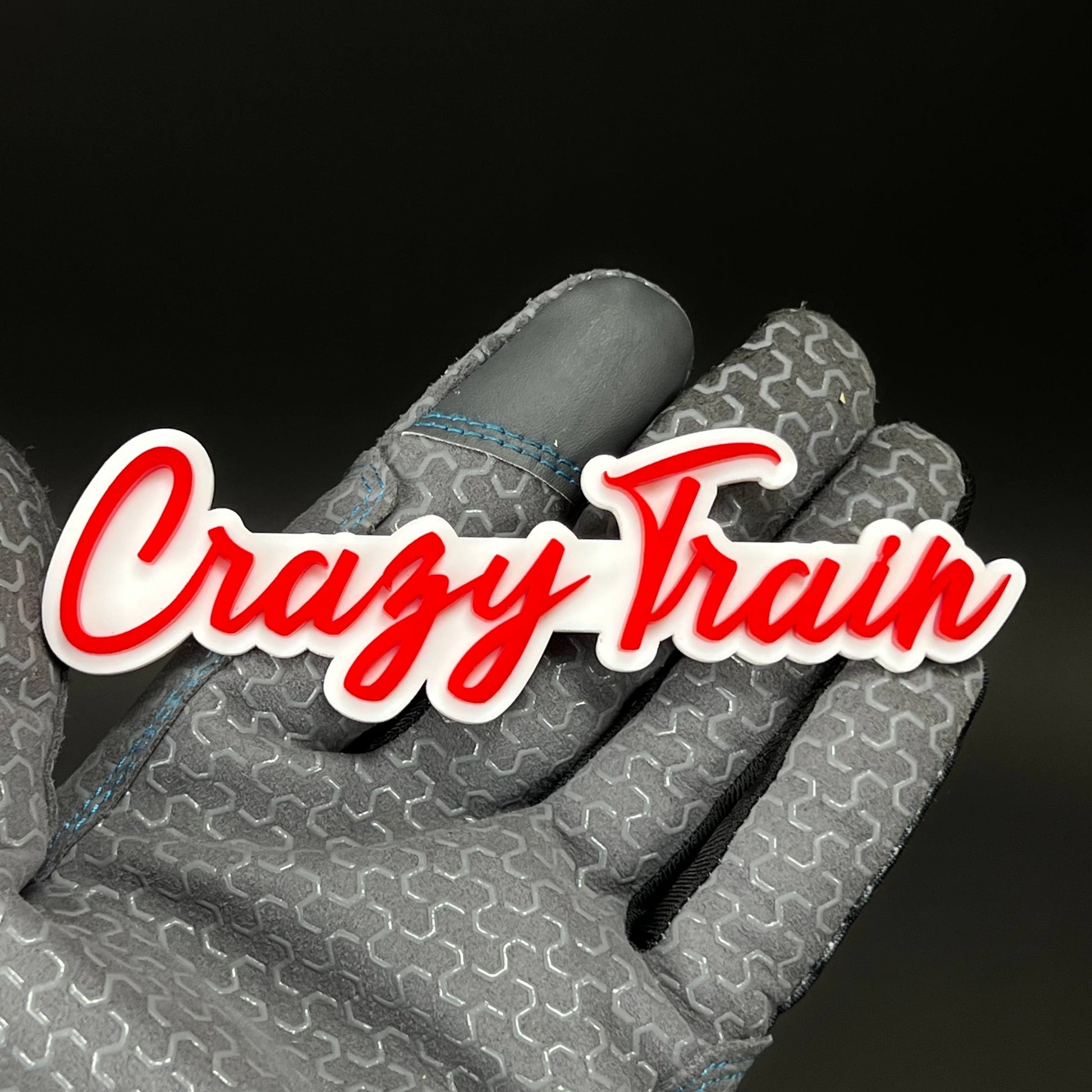 1PC Crazy Train 3D Acrylic Badge - Car Truck Emblem Fender Sticker