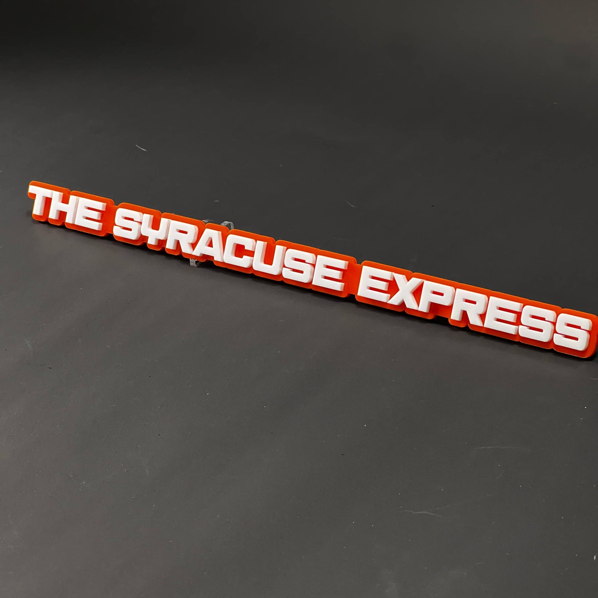 1PC THE SYRACUSE EXPRESS 3D Acrylic Badge - Car Truck Emblem Fender Sticker