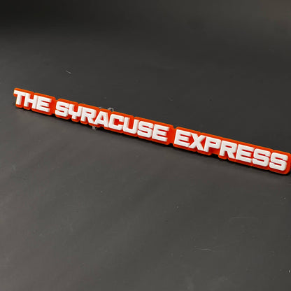 1PC THE SYRACUSE EXPRESS 3D Acrylic Badge - Car Truck Emblem Fender Sticker