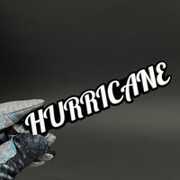 1PC HURRICANE 3D Acrylic Badge - Car Truck Emblem Fender Tailgate Trunk Sticker