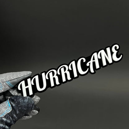 1PC HURRICANE 3D Acrylic Badge - Car Truck Emblem Fender Tailgate Trunk Sticker