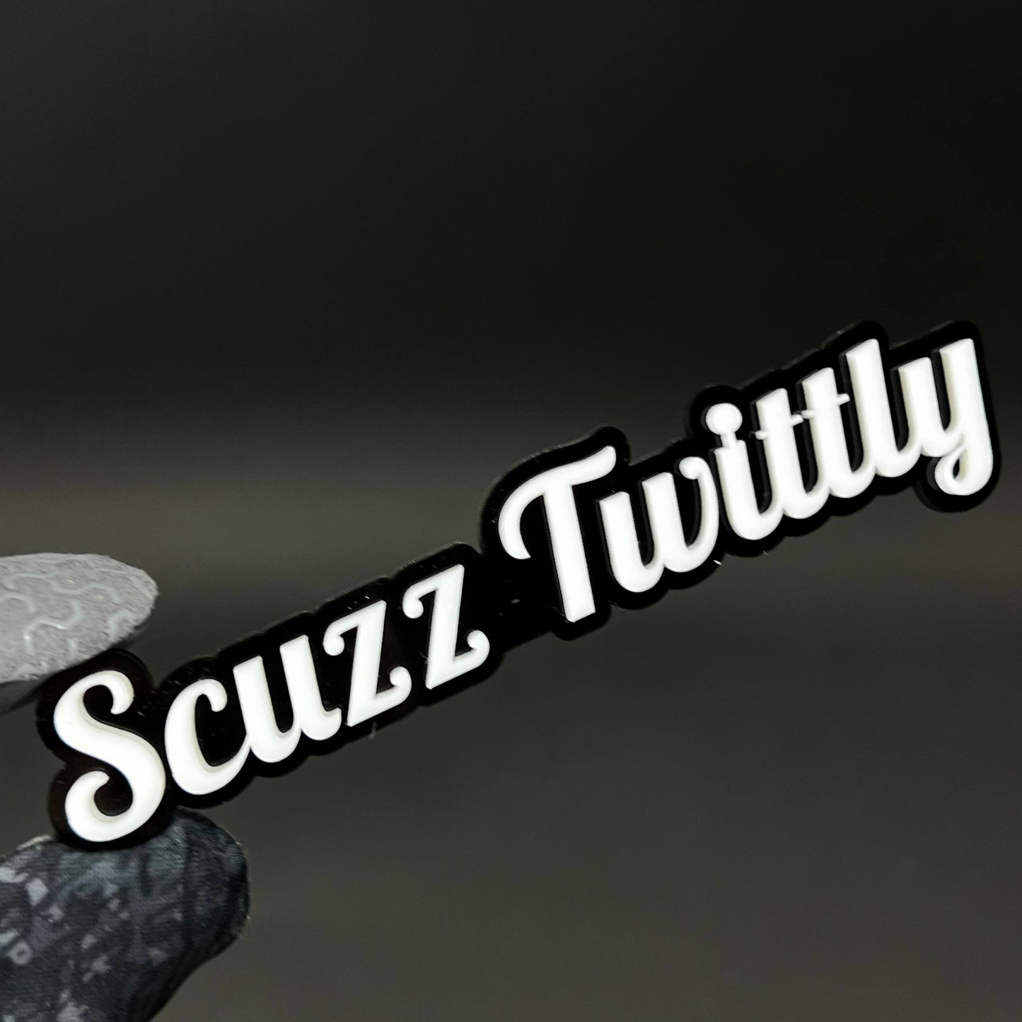 1PC Scuzz Twittly 3D Acrylic Badge - Car Truck Emblem Fender Sticker