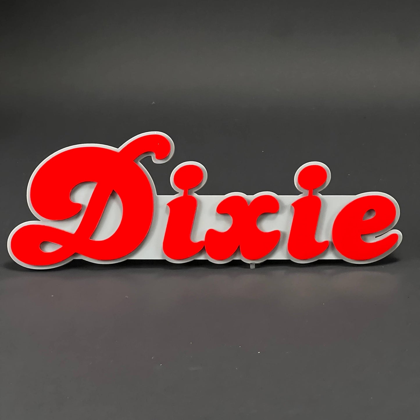 1PC Dixie 3D Acrylic Badge - Car Truck Emblem Fender Tailgate Trunk Sticker