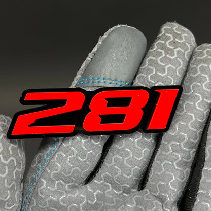 1PC 281 3D Acrylic Badge - Car Truck Emblem Fender Tailgate Trunk Sticker