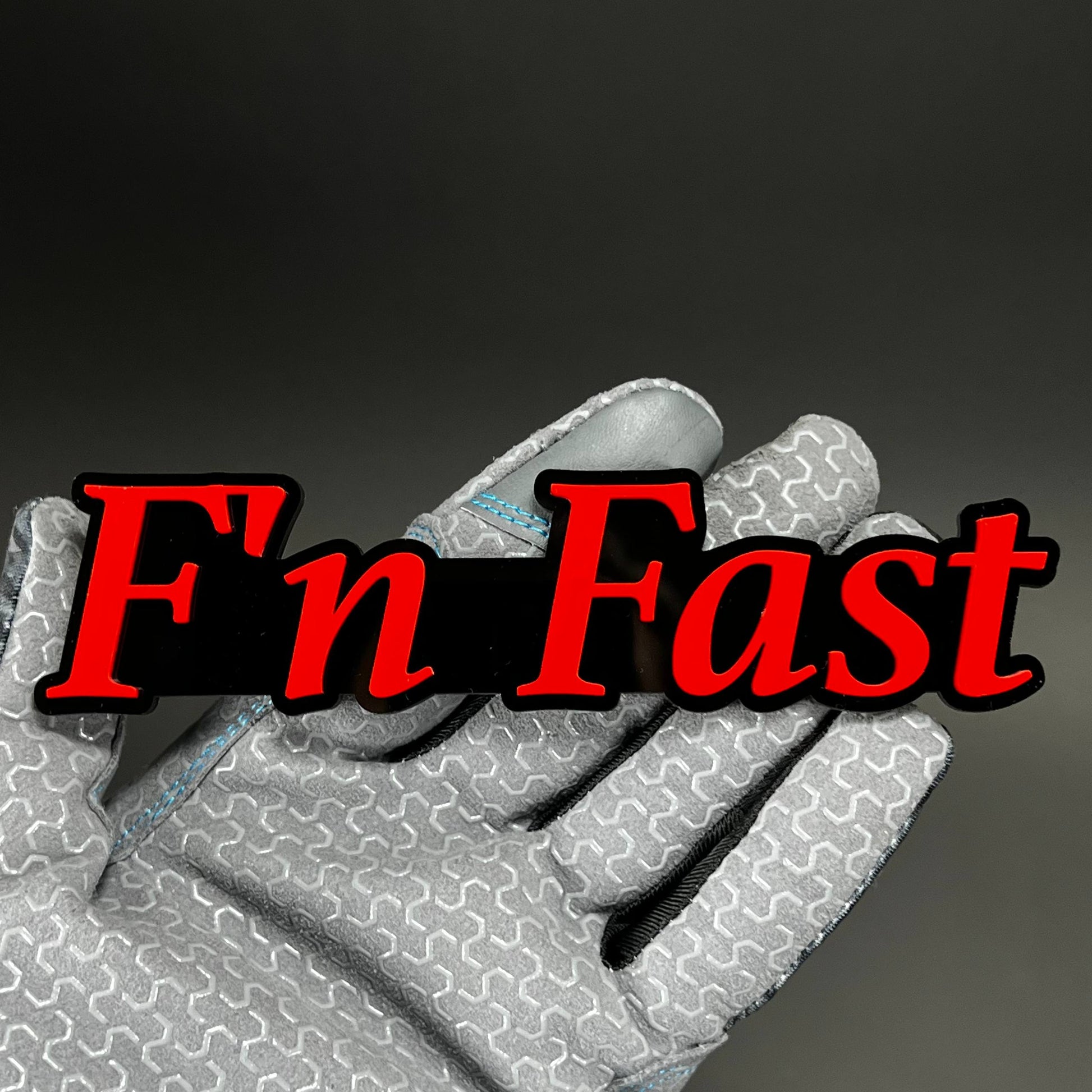 1PC F'n Fast 3D Acrylic Badge - Car Truck Emblem Fender Tailgate Trunk Sticker