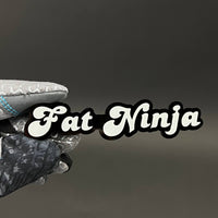 1PC Fat Ninja 3D Acrylic Badge - Car Truck Emblem Fender Tailgate Trunk Sticker