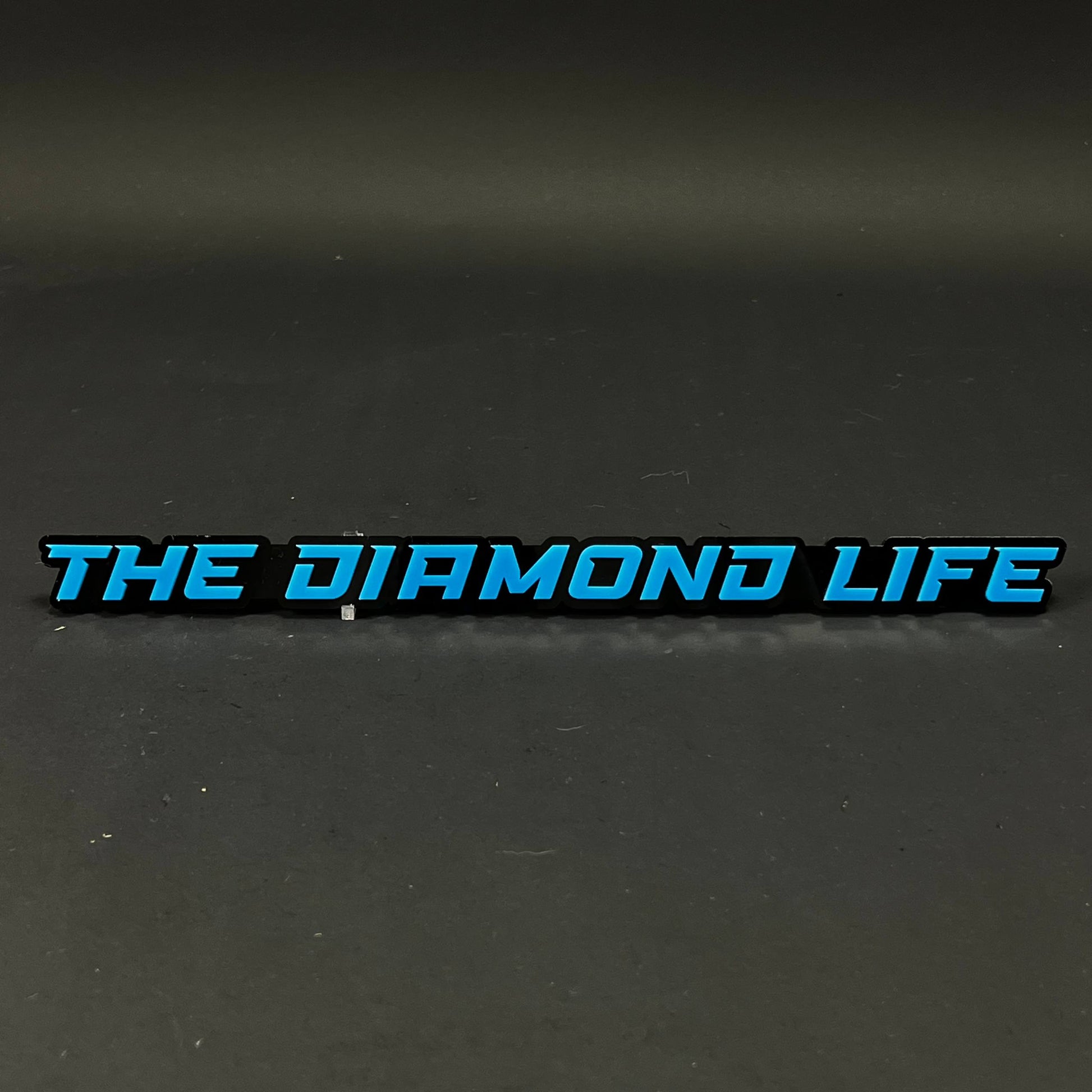 1PC THE DIAMOND LIFE 3D Acrylic Badge - Car Truck Emblem Fender Sticker