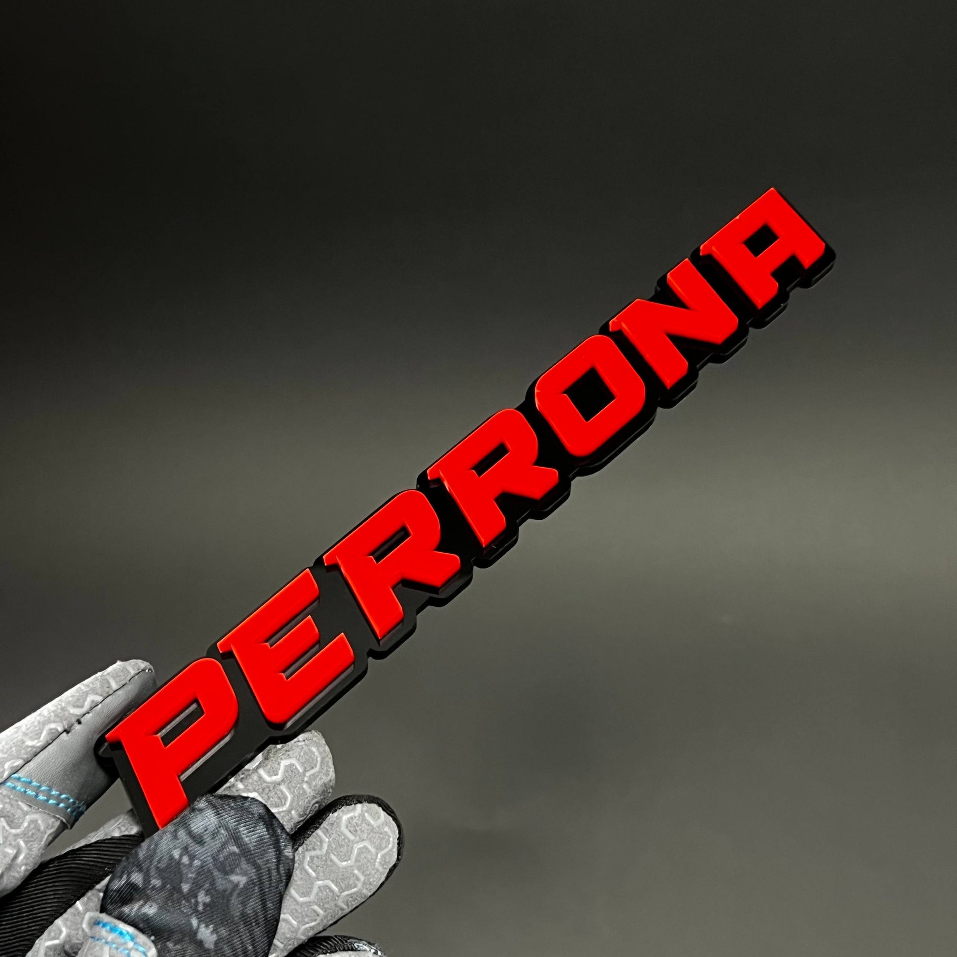 1PC PERRONA 3D Acrylic Badge - Car Truck Emblem Fender Tailgate Trunk Sticker