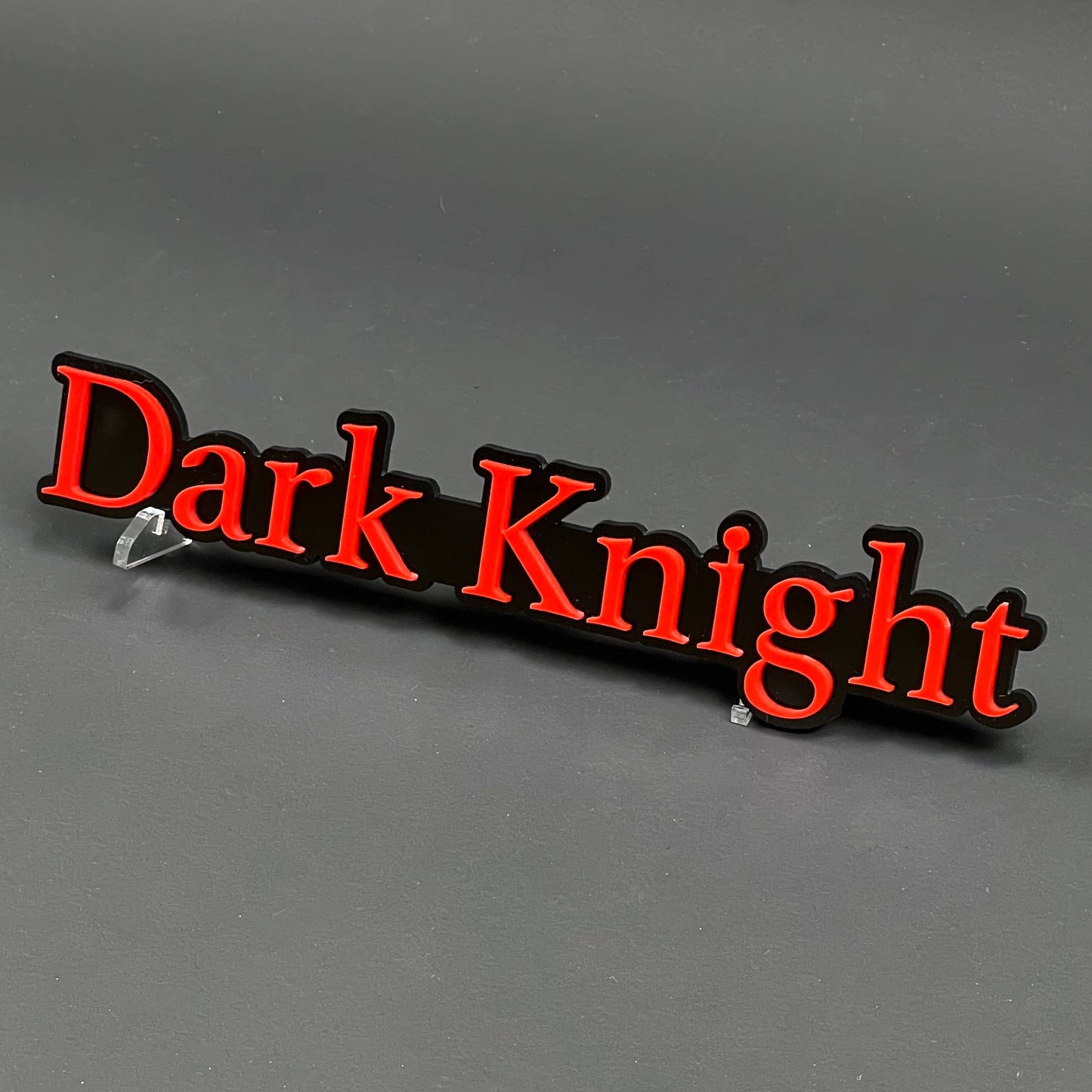 1PC Dark Knight 3D Acrylic Badge - Car Truck Emblem Fender Sticker