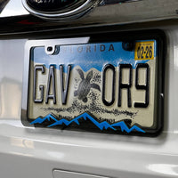 1PC License Plate Frame 3D Acrylic Badge - Car Truck Emblem Fender Sticker