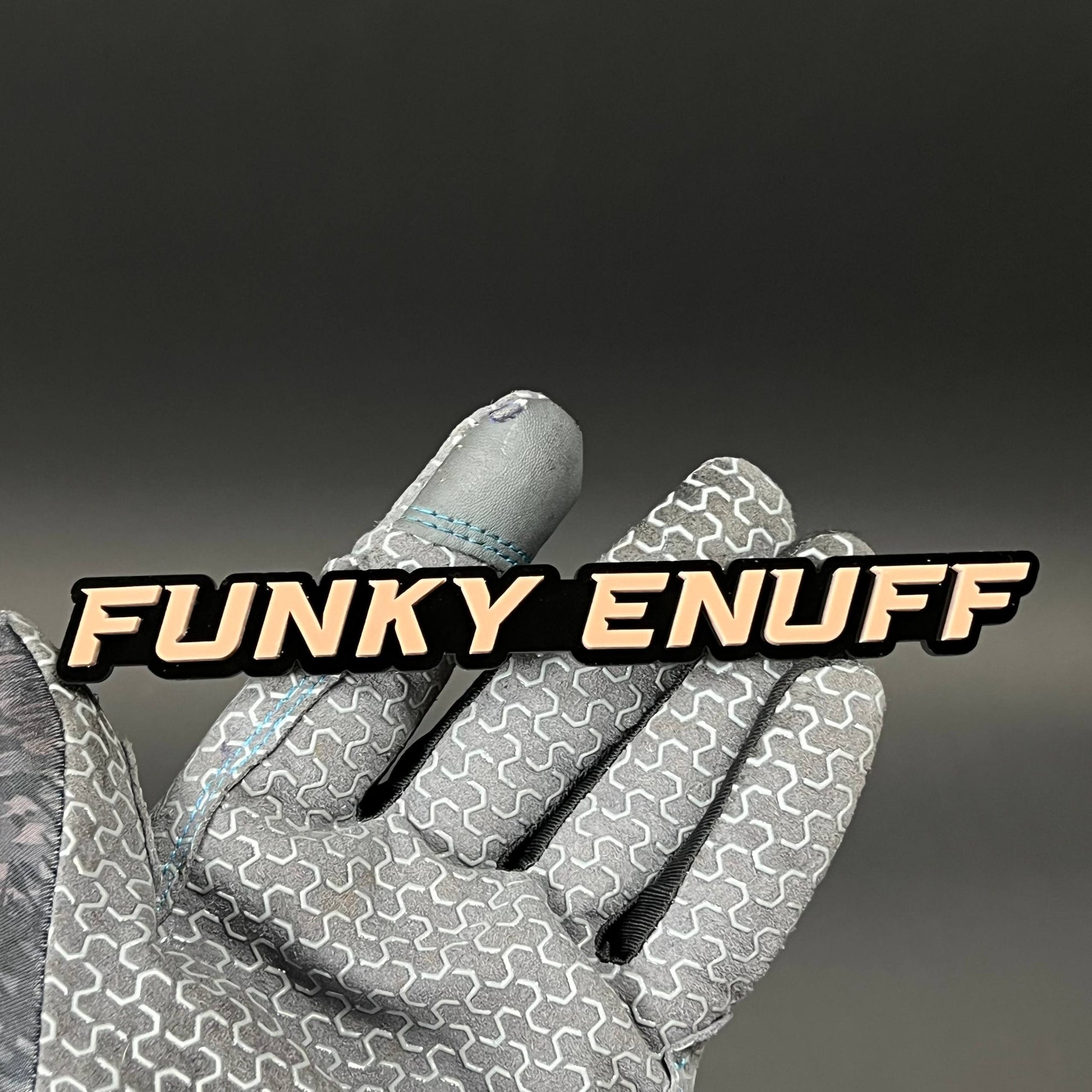 1PC FUNKY ENUFF 3D Acrylic Badge - Car Truck Emblem Fender Sticker