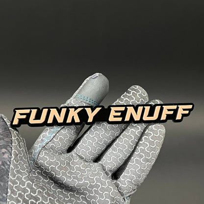 1PC FUNKY ENUFF 3D Acrylic Badge - Car Truck Emblem Fender Sticker