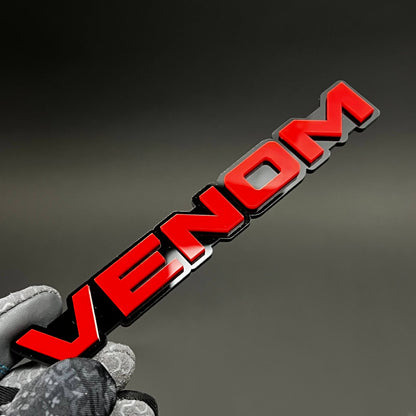 1PC VENOM 3D Acrylic Badge - Car Truck Emblem Fender Tailgate Trunk Sticker