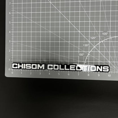 1PC CHISOM COLLECTIONS 3D Acrylic Badge - Car Truck Emblem Fender Sticker