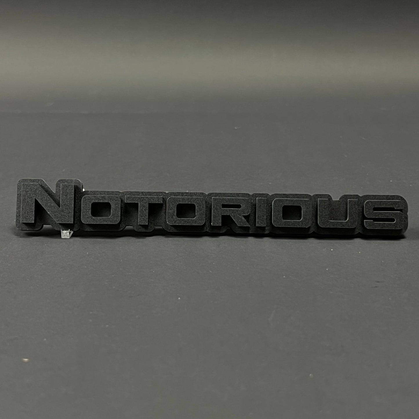 1PC Notorious 3D Acrylic Badge - Car Truck Emblem Fender Tailgate Trunk Sticker