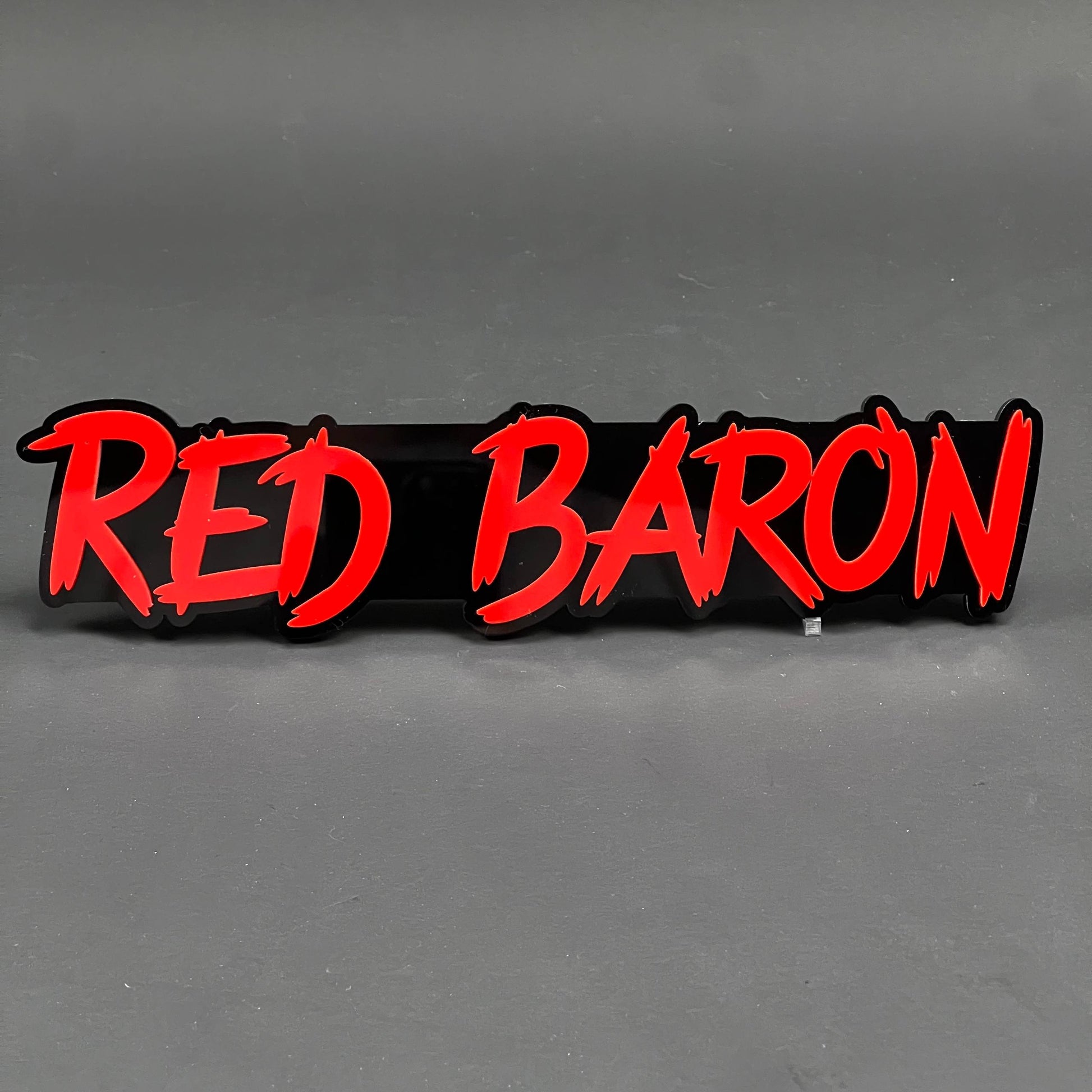 1PC RED BARON 3D Acrylic Badge - Car Truck Emblem Fender Tailgate Trunk Sticker