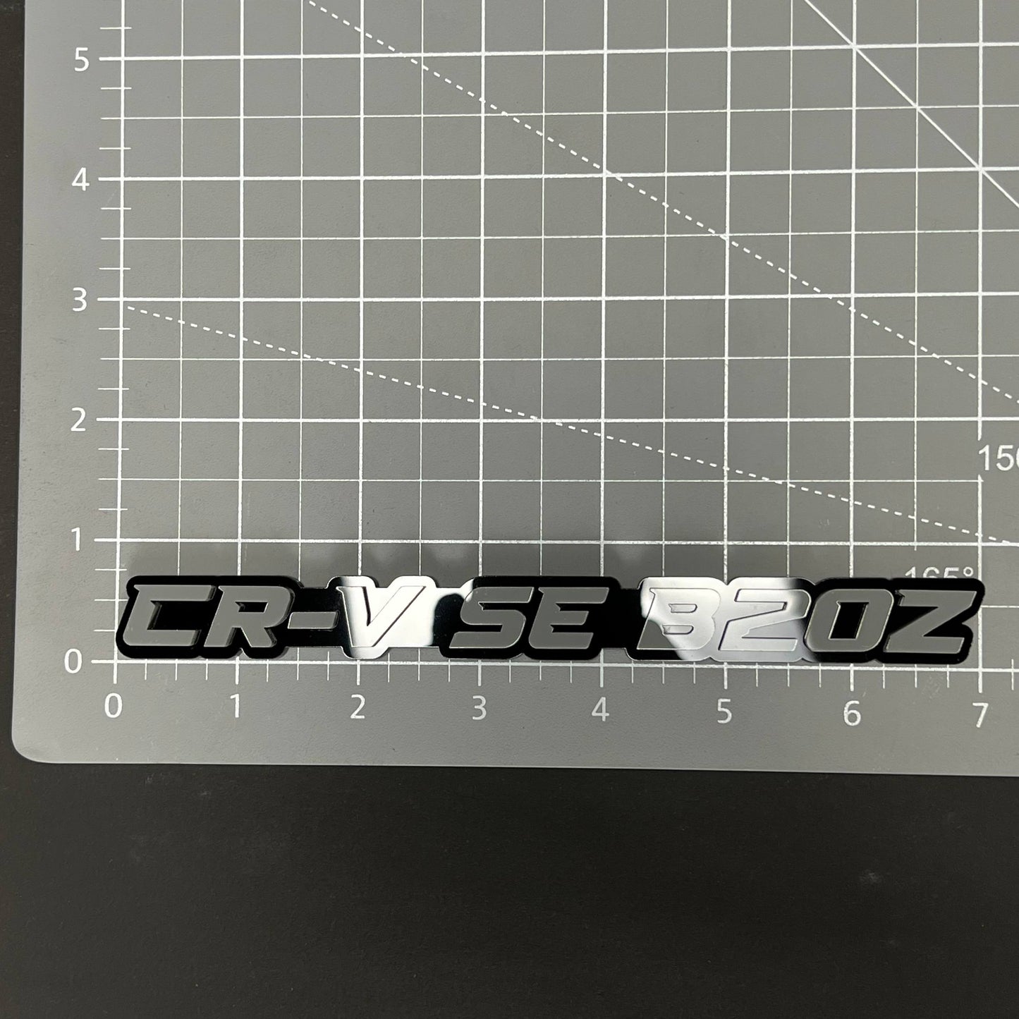 1PC CR-V SE B20Z 3D Acrylic Badge - Car Truck Emblem Fender Sticker