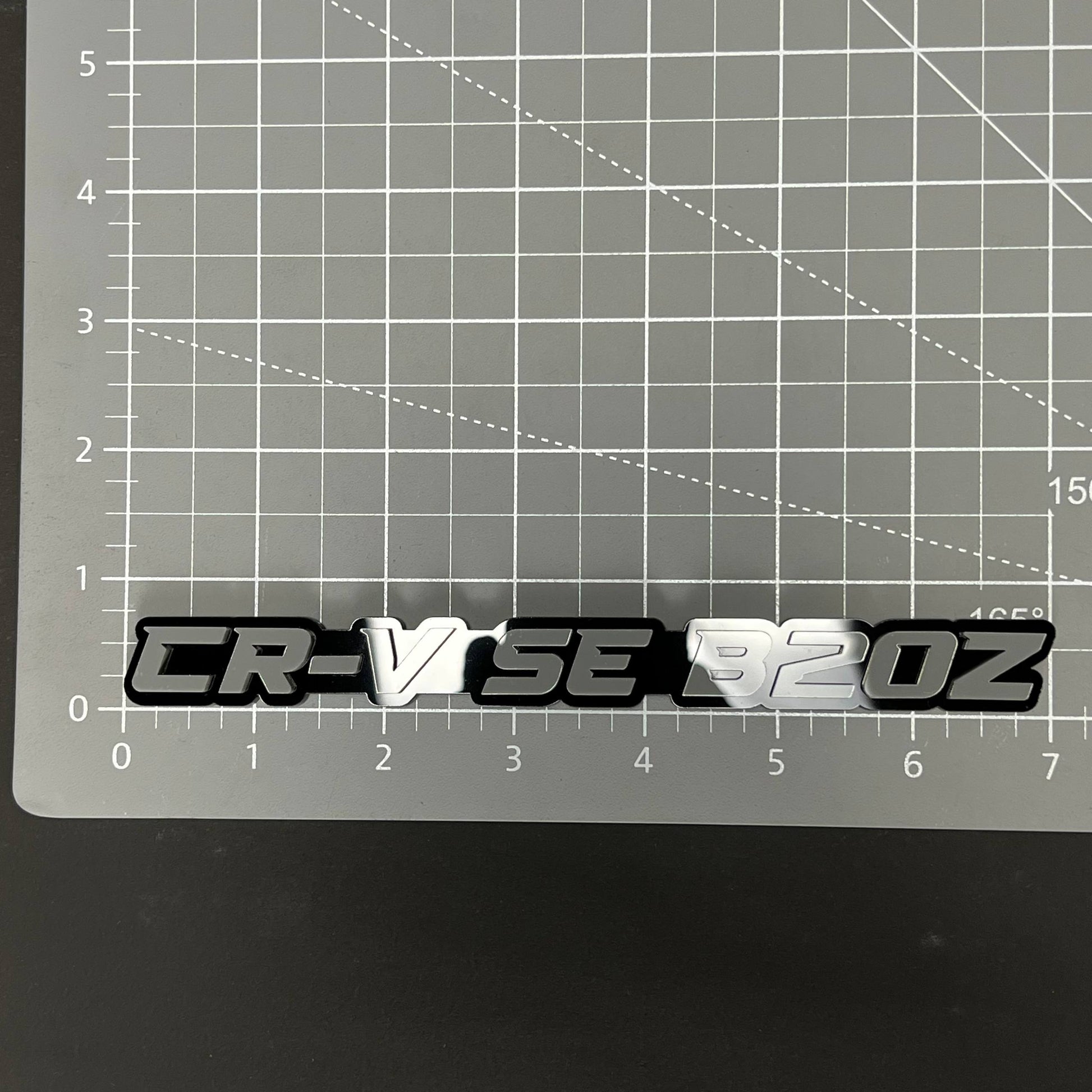 1PC CR-V SE B20Z 3D Acrylic Badge - Car Truck Emblem Fender Sticker