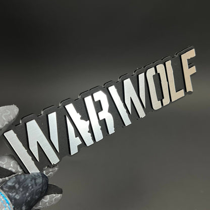 1PC WARWOLF 3D Acrylic Badge - Car Truck Emblem Fender Tailgate Trunk Sticker