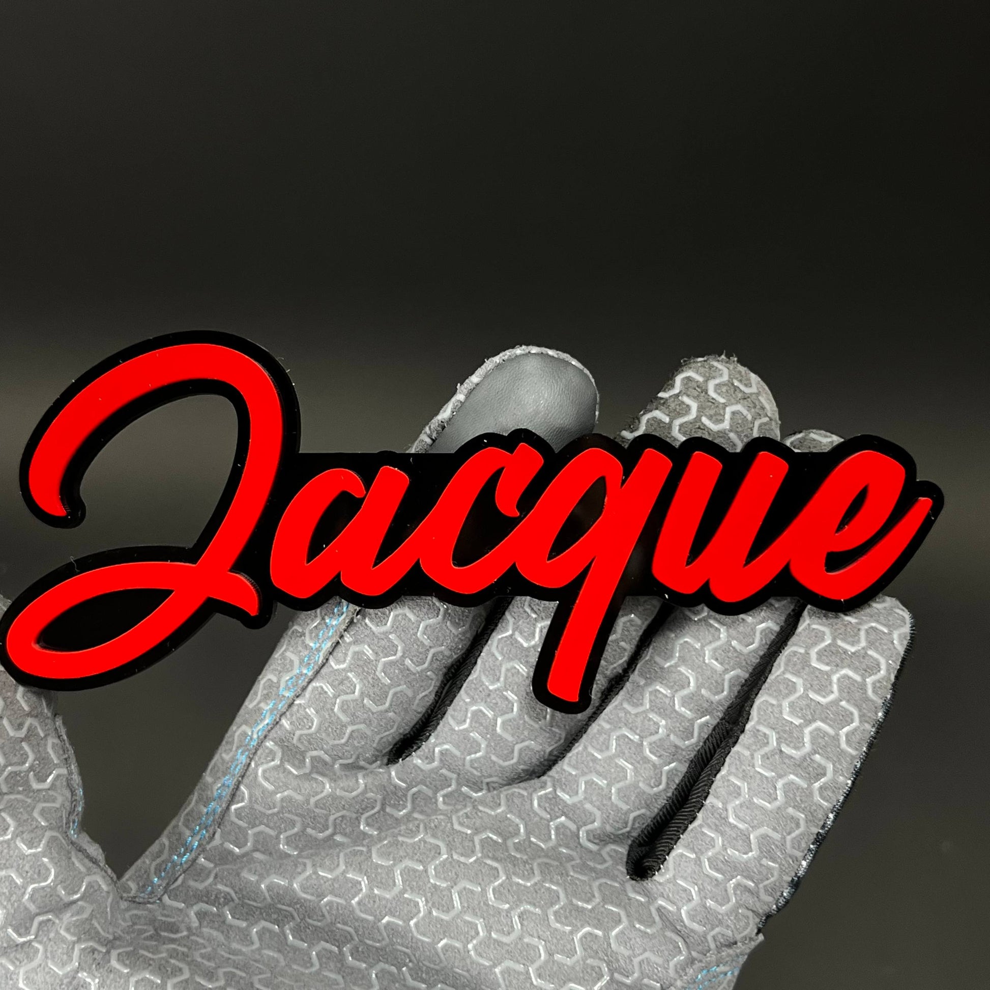 1PC Jacque 3D Acrylic Badge - Car Truck Emblem Fender Tailgate Trunk Sticker