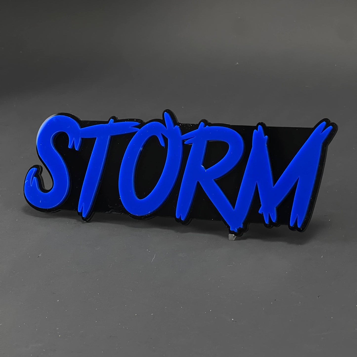1PC STORM 3D Acrylic Badge - Car Truck Emblem Fender Tailgate Trunk Sticker