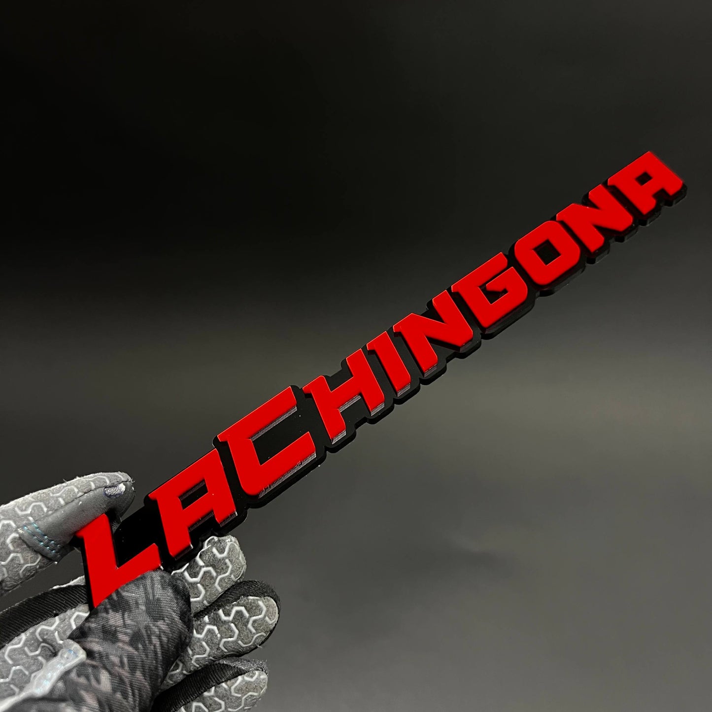 1PC LaChingona 3D Acrylic Badge - Car Truck Emblem Fender Tailgate Trunk Sticker