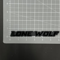 1PC LONE WOLF 3D Acrylic Badge - Car Truck Emblem Fender Tailgate Trunk Sticker